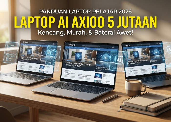 Performa AMD Ryzen 5 dan RAM Bisa Upgrade: Pilihan Laptop Axioo Hype Series Paling Worth It untuk Multitasking