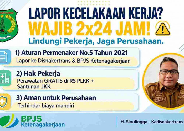 Kecelakaan Kerja Wajib Dilaporkan 2x24 Jam! Ini Risiko yang Bisa Ditanggung Perusahaan di Muba