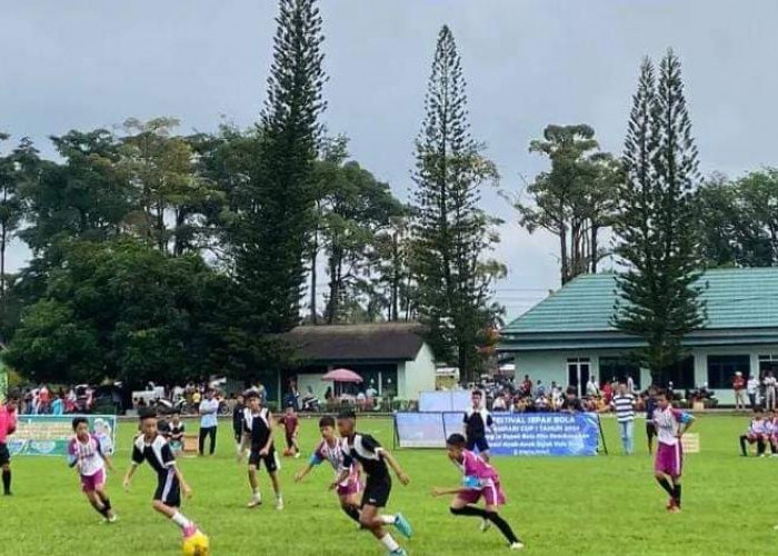 Isi Libur Sekolah, Ratusan Anak di Lubuklinggau Ikut Festival Sepak Bola Silampari Cup