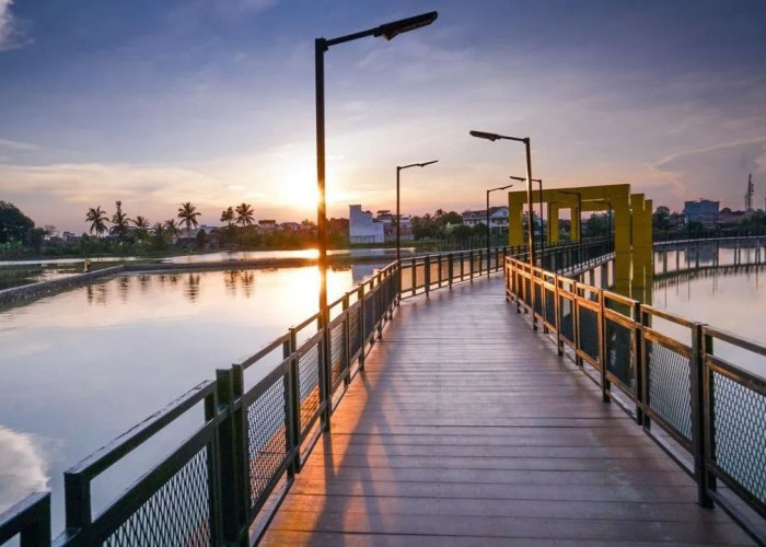 Mau Tau? Tempat Jogging Track Menyuguhkan Sunset yang Memikat di Kota Sekayu