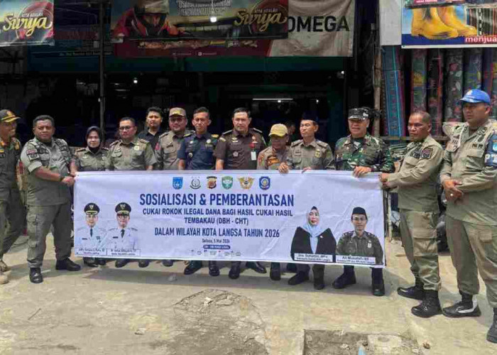Bea Cukai Langsa Gencar Razia Rokok Ilegal, Warung dan Toko Jadi Sasaran