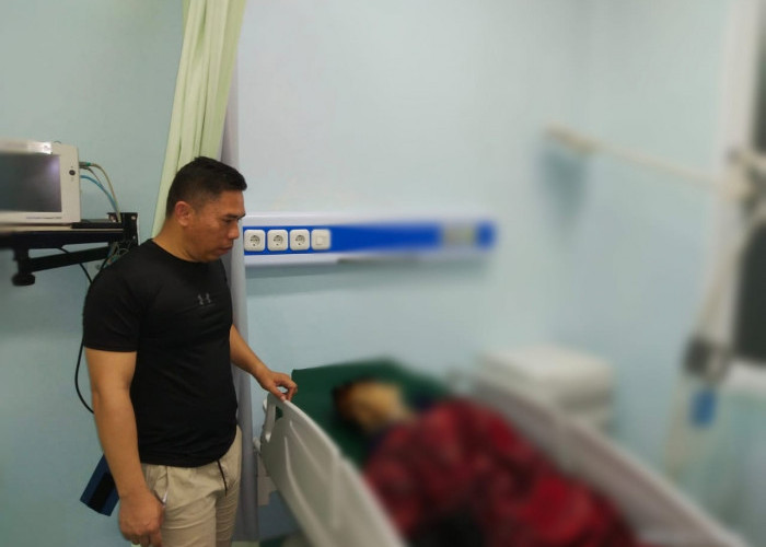 Inafis Satreskrim Polres Musi Rawas Lakukan Penanganan Korban Meninggal Dunia Penumpang Bus ALS