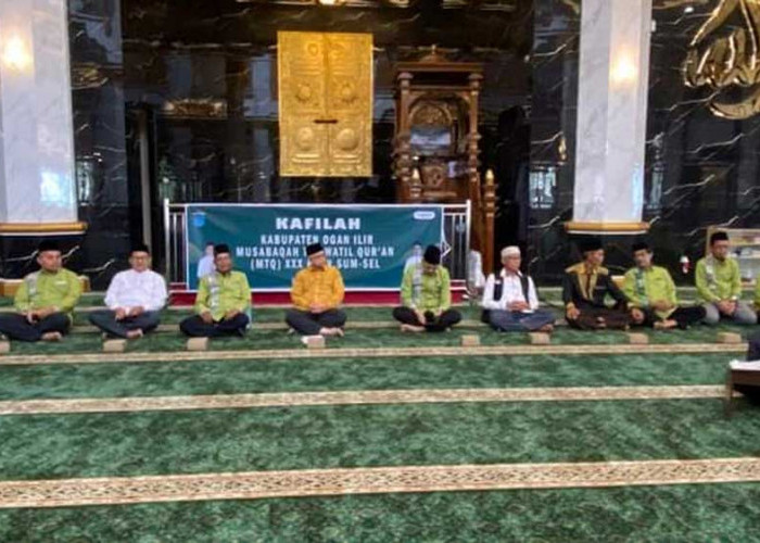 Interior Masjid Agung An-Nur Selesai Direhab! Bupati Ogan Ilir Sebut Masih Ada 3 Tahap Lagi