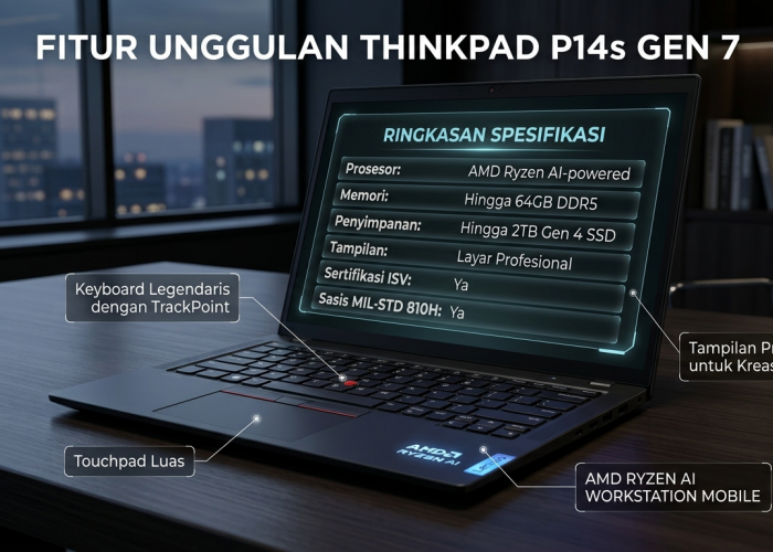Bukan Cuma Menang Merek, Ini Alasan Kreator Video dan Analis Data Wajib Lirik ThinkPad P14s Gen 7 Terbaru