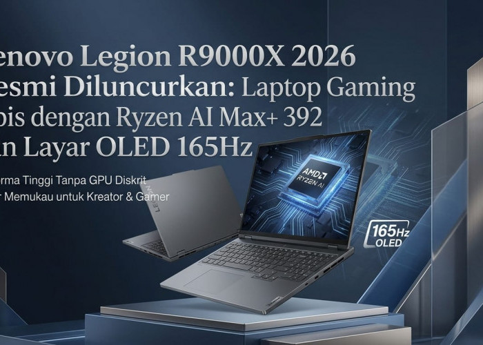 Revolusi Laptop Gaming! Lenovo Legion R9000X 2026 Hadir Tanpa GPU Terpisah, Kok Bisa?