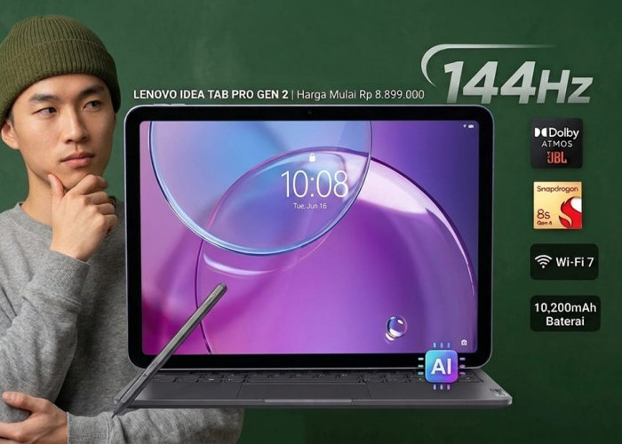 Dibekali Baterai 10.200 mAh, Sehebat Apa Daya Tahan Lenovo Idea Tab Pro Gen 2 untuk Aktivitas Harian?