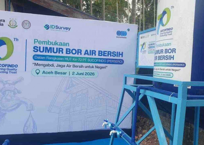 Program 70 Sumur Air Bersih ABPEDNAS-SUCOFINDO Dimulai, Aceh Besar Jadi Penerima Manfaat 