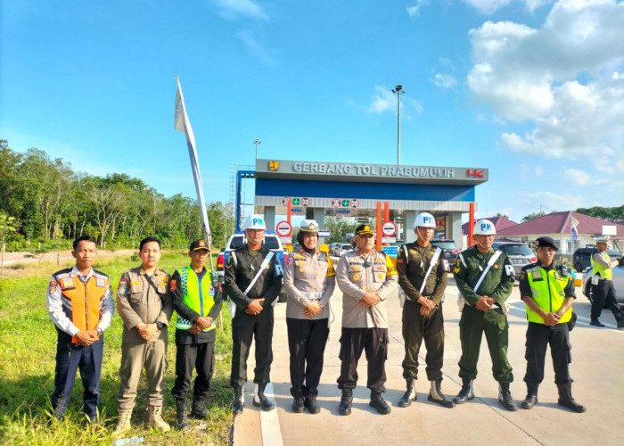 Kapolres Bersama TNI Langsung Tinjau Hari Terakhir Operasional Tol Indralaya-Prabumulih