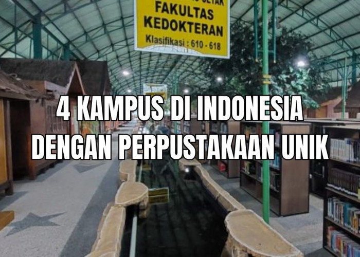 4 Kampus di Indonesia Miliki Perpustakaan Unik, Ada Bangunan Miniatur Rumah Adat?