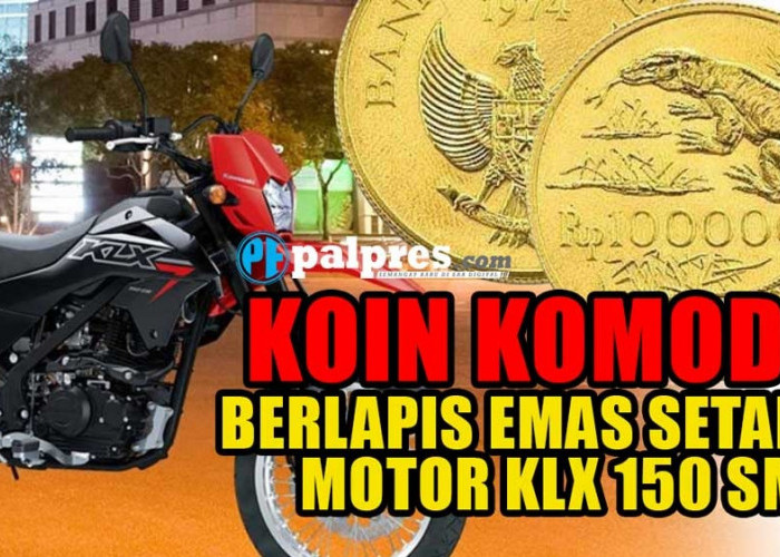 Koin Gambar Komodo Lapis Emas Harganya Setara Motor Kawasaki KLX150SM Special Edition, Cek Simpananmu!