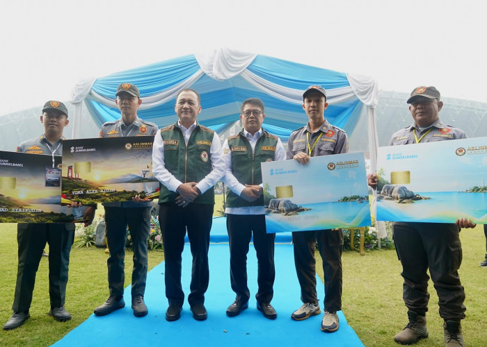 Bank Sumsel Babel Turut Berpartisipasi dalam Apel Akbar Satlinmas di Palembang