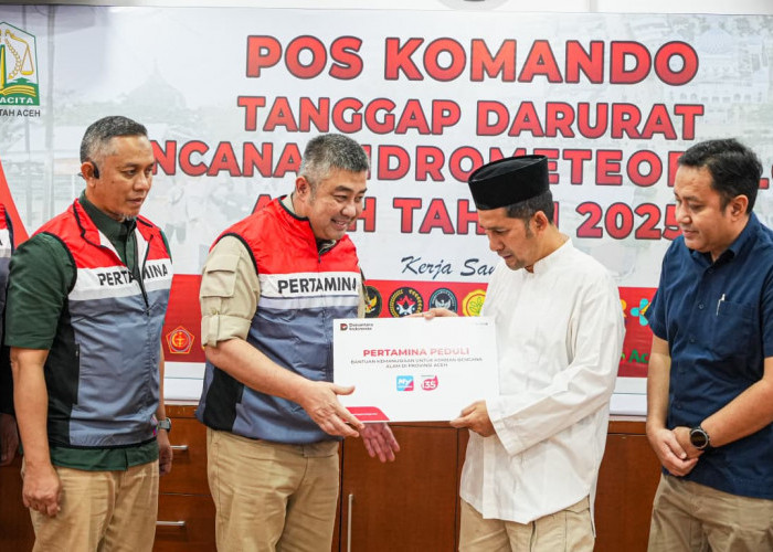 Pertamina Patra Niaga Dukung Stabilitas Energi, Salurkan Bantuan Kemanusiaan ke Pemerintah Aceh
