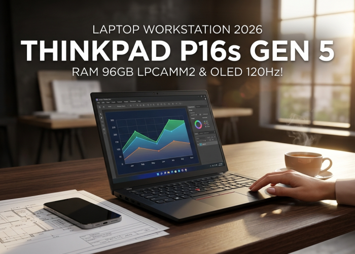 Kapasitas Raksasa dan Layar OLED 120 Hz, Intip Kecanggihan Laptop ThinkPad Terbaru untuk Insinyur dan Desainer