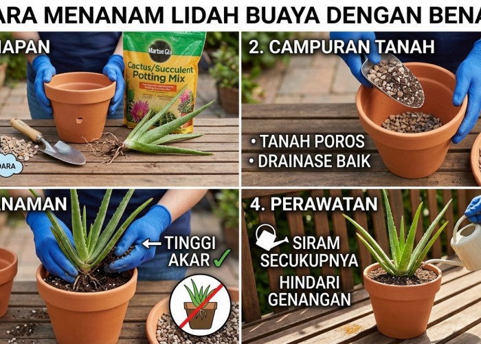 Jangan Asal Siram! Kenali Media Tanam dan Teknik Perawatan Tepat agar Lidah Buaya Subur dan Berbunga