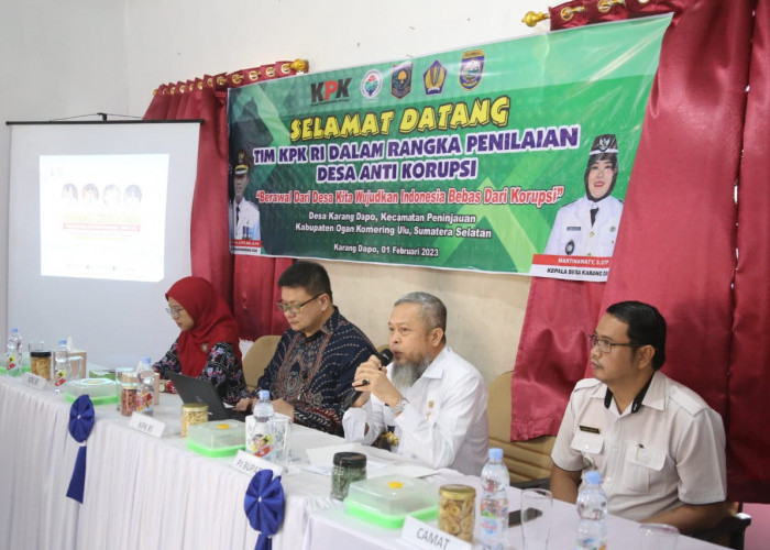 Desa di Kabupaten OKU Terpilih Desa Anti Korupsi, Ini Lho Indikator Penilaian Oleh Tim KPK RI