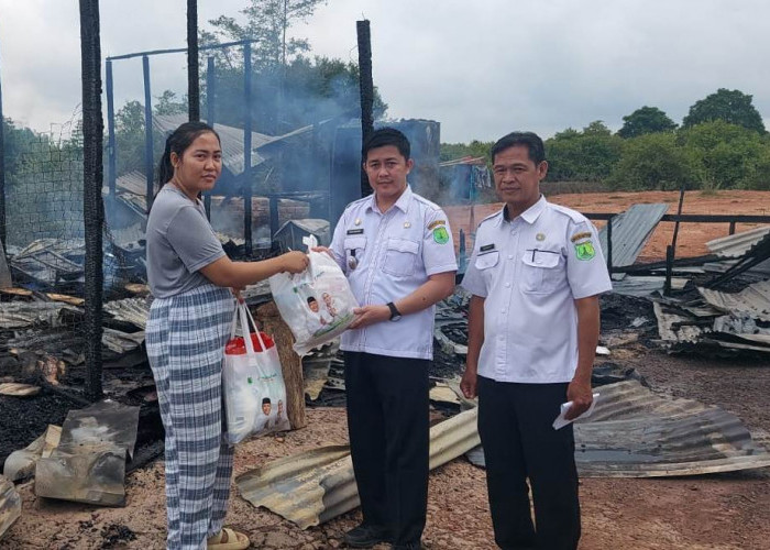 Aksi Cepat Tanggap Pemkab Muba Bantu Korban Kebakaran di Babat Toman, Ini Bantuan yang Disalurkan