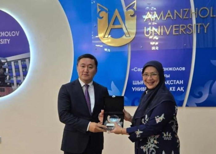 Kolaborasi Akademik: FEB Usakti Penuhi Undangan Universitas Sarsen Amanzholov Kazakhstan