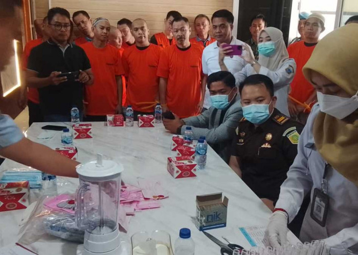 Satresnarkoba Polres Lahat Musnahkan 56 Gram Sabu dan Ratusan Gram Ganja