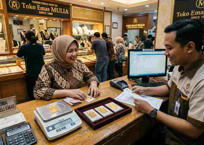 Harga Emas Pegadaian Hari Ini Turun! Antam, UBS dan Galeri24 Kompak Melemah