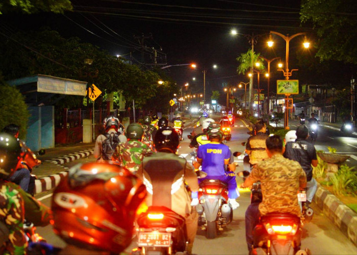 Pj Bupati Muba Kompak Bareng Forkopimda Patroli Malam Pergantian Tahun Baru 2025