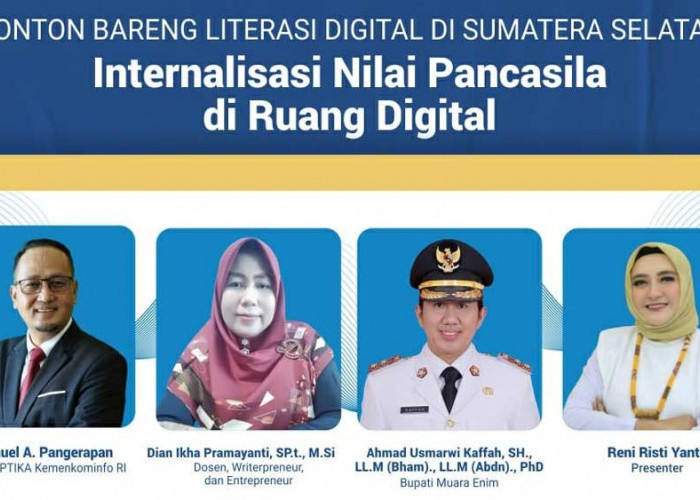 Pelajar SD Se-Kabupaten Muara Enim Nobar Literasi Digital, Hadirkan Tokoh Idola Mereka