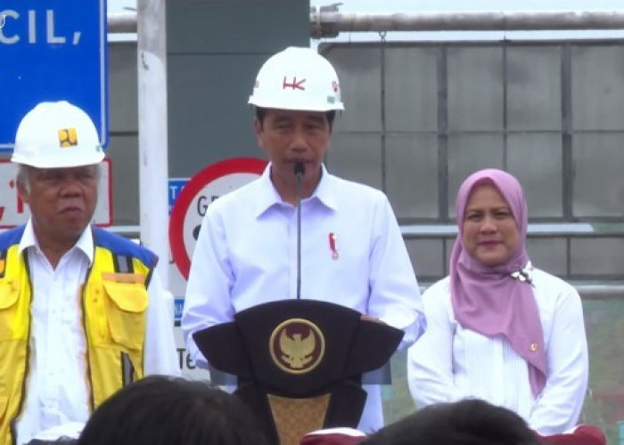 Presiden Jokowi Resmikan Tol Bengkulu-Taba Penanjung Sepanjang 16,7 Kilometer