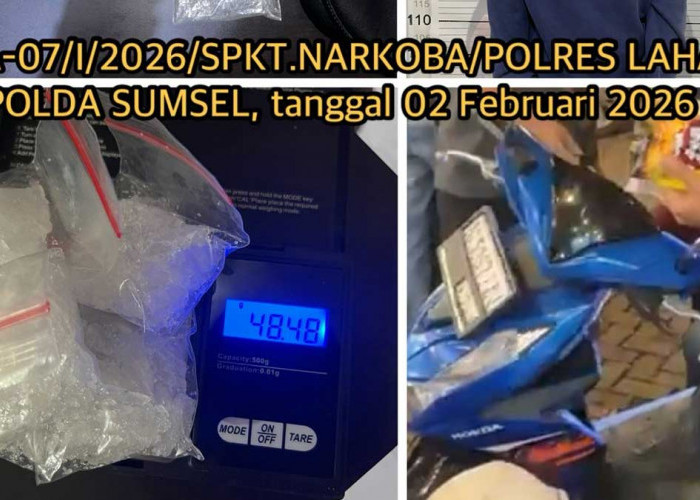 Sabu di Balik Bungkus Roti! Pelajar di Lahat Diciduk Polisi Saat Bawa Paket Jumbo 48 Gram