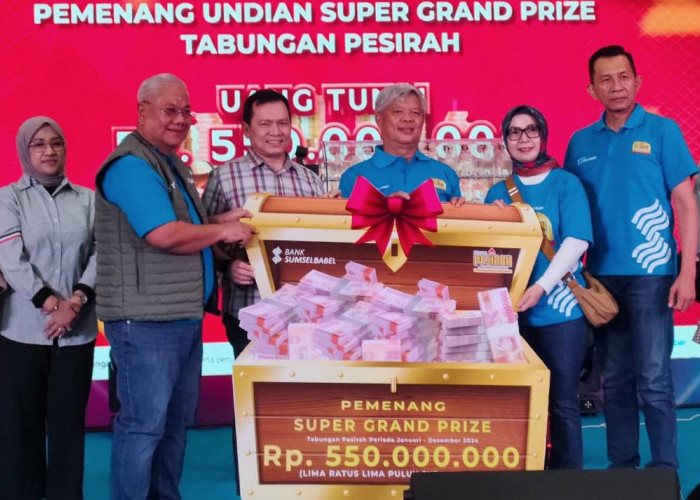 Bertabur Hadiah, Bank Sumsel Babel Undi Super Grand Prize Tabungan Pesirah 2025