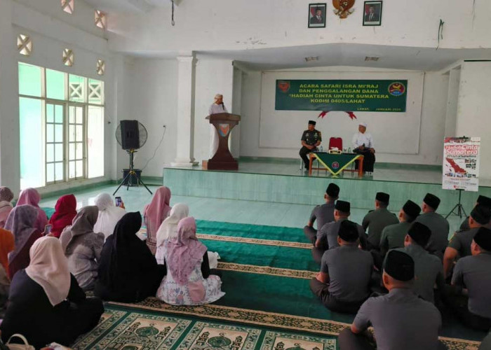 Wujud Kepedulian Sosial, Dandim Lahat Pimpin Penggalangan Dana untuk Saudara di Sumatera