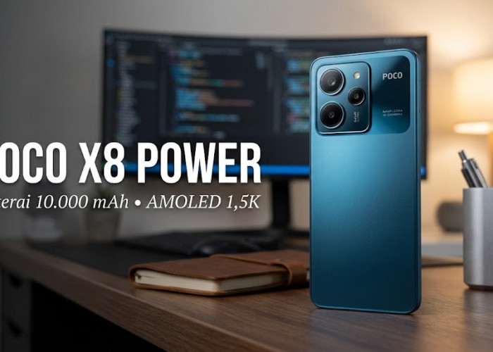 Intip Ketangguhan POCO X8 Power Berbaterai Silikon-Karbon dan Kamera Sony 50 MP