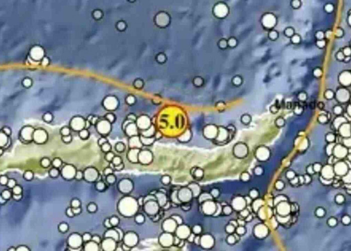 Gempa Magnitudo 5,0 Guncang Bolaang Mongondow Utara, Tak Berpotensi Tsunami