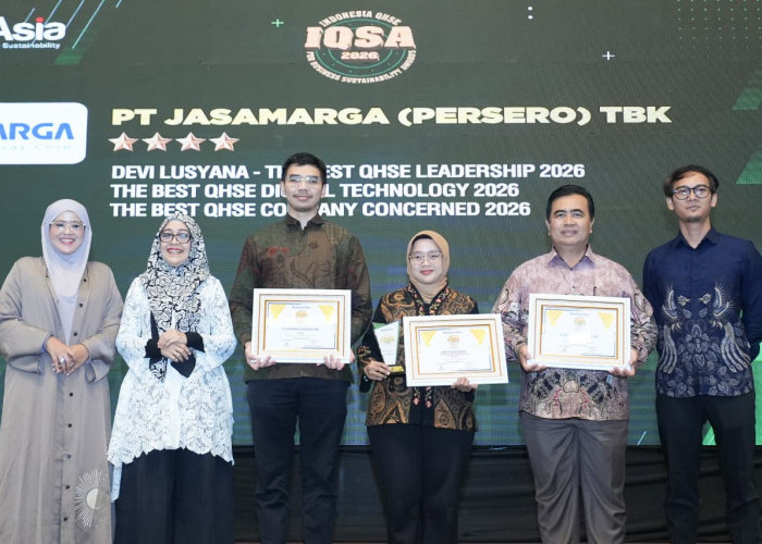 Jasa Marga Borong 3 Penghargaan IQSA 2026, Safety Culture Makin Canggih Berkat Digitalisasi!