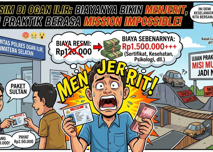BIKIN BENGEK! Bikin SIM di Ogan Ilir Biayanya Bikin Menjerit, Netizen Sampai Lapor Pak Prabowo!