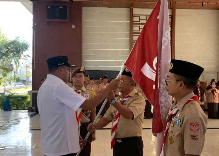 Lepas Ratusan Anggota Pramuka ke Jamda IX Sumsel, Wali Kota Prabumulih Titip Pesan Penting Ini