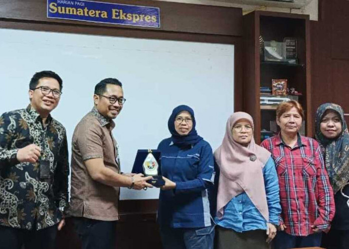 BPJS ketenagakerjaan Wilayah Sumatera Selatan Sambangi Graha Pena, Ada Apa ya?
