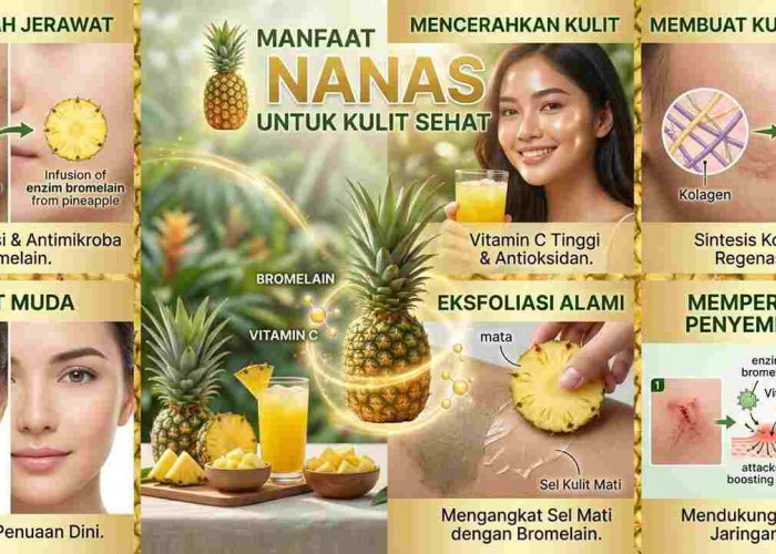 Kulit Sehat dan Tubuh Bugar? Ternyata Ada di Buah Nanas