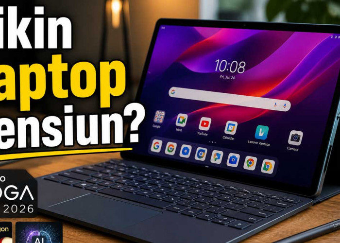 Bisa Bikin Laptop Pensiun? Ini Rahasia Lenovo Yoga Tab 2026 yang Dilengkapi Snapdragon 8 Series dan Otak AI