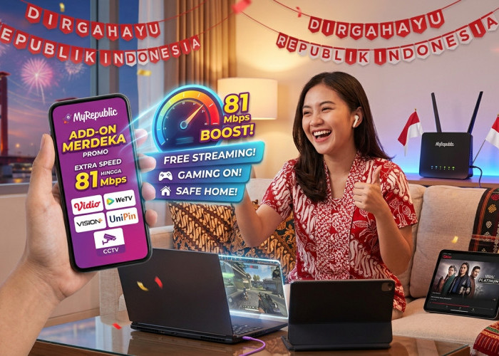 Merdeka Makin Ngebut! Intip Promo Add-On Merdeka MyRepublic Fiber, Ada Extra Speed Hingga Free CCTV