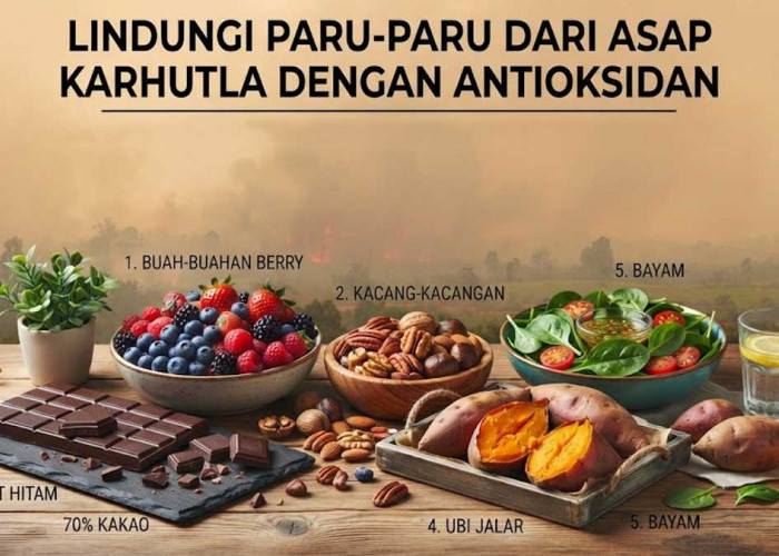 Mata Perih dan Tenggorokan Gatal Akibat Kabut Asap Karhutla? Ini 5 Makanan Kaya Antioksidan
