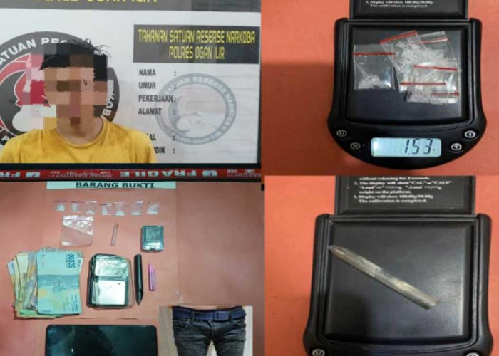 Ada Timbangan hingga Uang Tunai, Inilah Barang Bukti Hasil Tangkapan Satresnarkoba Ogan Ilir Terbaru