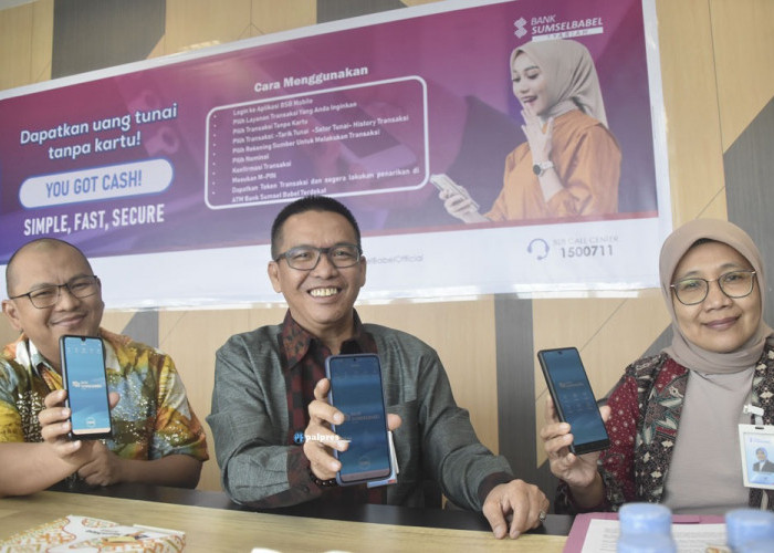 Layanan Baru Bank Sumsel Babel, Pakai Mobile Banking Bisa Tarik dan Setor Tunai Uang di ATM Tanpa Kartu