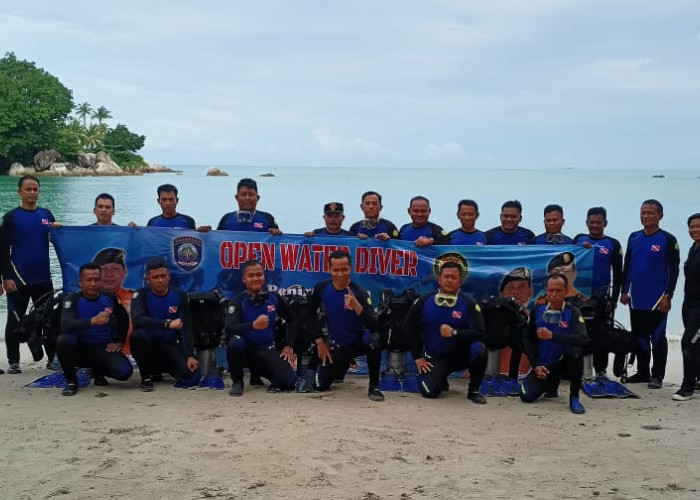  Latihan Open Water Diver Basarnas Palembang Resmi Ditutup
