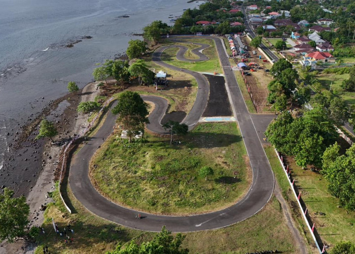 Keren! PLN Sulap 300 Ton FABA PLTU Jadi Lintasan Sirkuit Selawaring Jelang Wali Kota Tidore Cup Race 2026