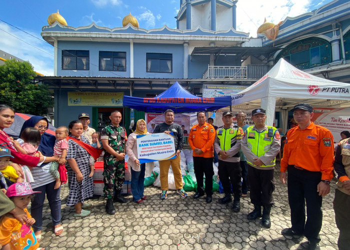 Bank Sumsel Babel Salurkan Bantuan untuk Korban Banjir di Baturaja, Muaradua dan Muaraenim