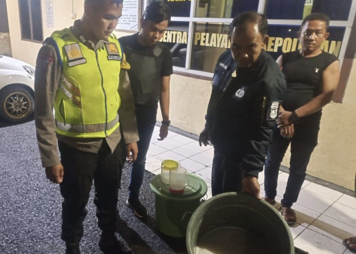 Ciptakan Ramadhan Penuh Berkah, Polsek Tugumulyo Polres Musi Rawas Amankan Penjual Miras