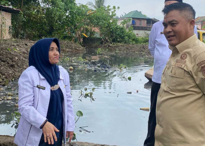 GERCEP! Sekda Palembang Aprizal Mulai Normalisasi Kolam Retensi