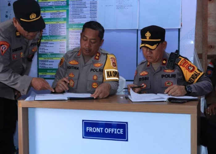 Pastikan Pengamanan Mudik Optimal, Kapolres Lubuklinggau Tinjau Empat Pos Operasi Ketupat