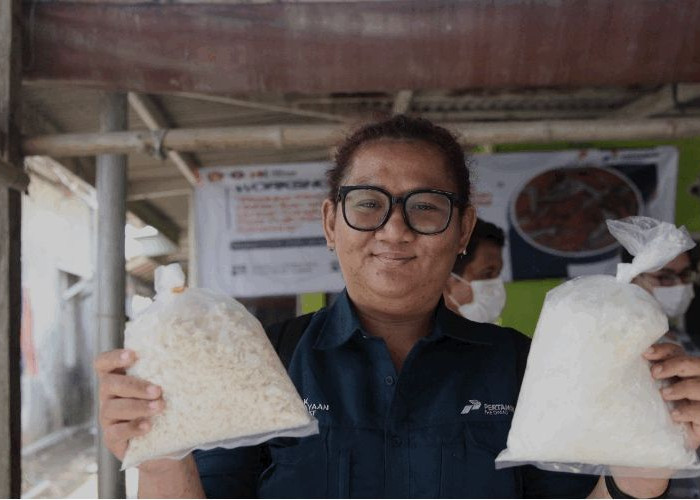 Cara PHE ONWJ Berdayakan Masyarakat Karawang dengan Limbah Cangkang Rajungan