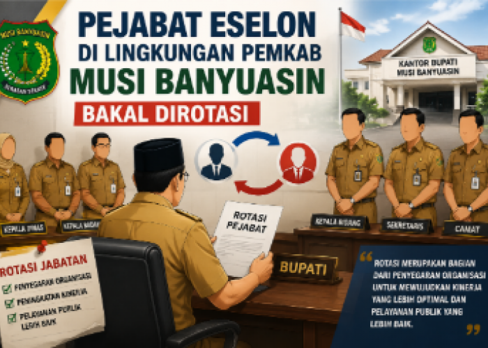 Ratusan Pejabat Eselon di Pemkab Muba Bakal Dirotasi, Ada yang Dapat Promosi, Yuk Intip Siapa Saja?  