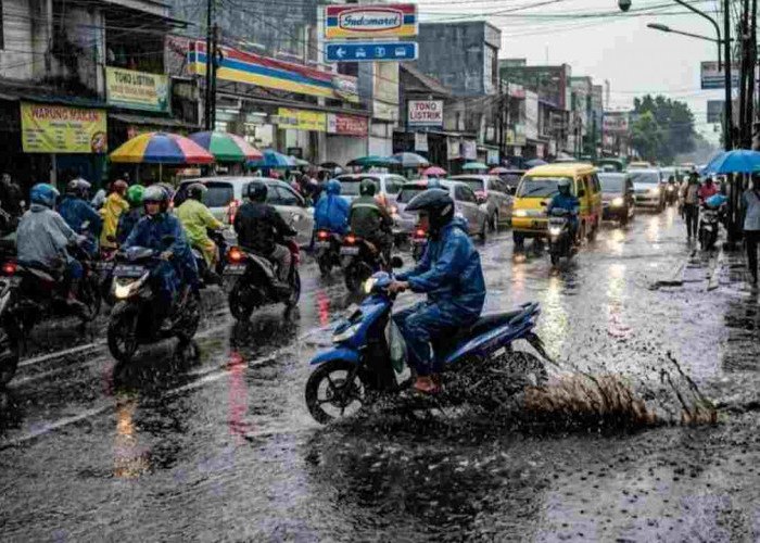 Prakiraan Cuaca Sumsel Hari Ini: Palembang Diguyur Hujan, OKU Timur dan Prabumulih Berpotensi Petir
